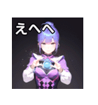 マジシャンファッション女子（個別スタンプ：36）