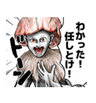 表情全開16-18 キノコ ver.4 返信用（個別スタンプ：11）