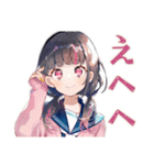 制服の女の子の夏★さわやか（個別スタンプ：12）