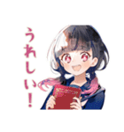 制服の女の子の夏★さわやか（個別スタンプ：40）