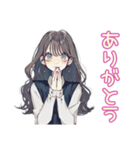 おしゃれJKのSNSあるある♡（個別スタンプ：3）