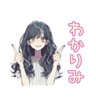 おしゃれJKのSNSあるある♡（個別スタンプ：28）