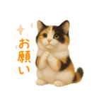 夏を楽しむ♪ぬいぐるみ三毛猫スタンプ（個別スタンプ：13）