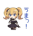 一緒にゲーム★金髪ゴスロリ女子（個別スタンプ：18）