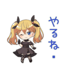 一緒にゲーム★金髪ゴスロリ女子（個別スタンプ：20）