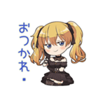 一緒にゲーム★金髪ゴスロリ女子（個別スタンプ：21）