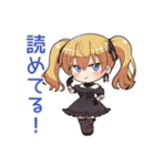 一緒にゲーム★金髪ゴスロリ女子（個別スタンプ：36）