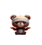 暴走くまちゃん使える表情集（個別スタンプ：3）