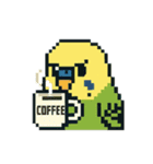 ドット絵セキセイインコちゃん（個別スタンプ：14）