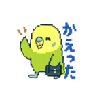 ドット絵セキセイインコちゃん（個別スタンプ：31）