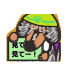 【フリップ芸】シルバーダップルのダックス（個別スタンプ：13）