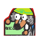 【フリップ芸】シルバーダップルのダックス（個別スタンプ：16）