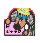 【フリップ芸】シルバーダップルのダックス（個別スタンプ：40）
