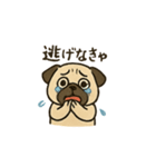ブサかわパグ（個別スタンプ：9）