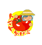 毎日野菜をくれるばぁば（個別スタンプ：3）