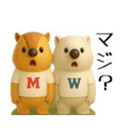 mottoのm＆w♡毎日（個別スタンプ：27）