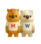 mottoのm＆w♡毎日（個別スタンプ：30）