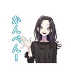 全力で断る★しっかり者な女子（個別スタンプ：9）