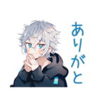 パーカー男子のグルチャでおしゃべり★（個別スタンプ：3）