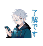 パーカー男子のグルチャでおしゃべり★（個別スタンプ：38）