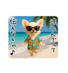 夏♡エッホエッホ チワワ（個別スタンプ：19）