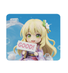 雲にお座り精霊みなみちゃん（個別スタンプ：3）