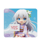雲にお座り精霊みなみちゃん（個別スタンプ：7）