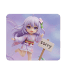 素足でおてんば精霊みなみちゃん（個別スタンプ：6）