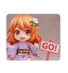 素足でおてんば精霊みなみちゃん（個別スタンプ：7）