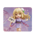 素足でおてんば精霊みなみちゃん（個別スタンプ：8）