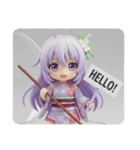 あなたを守る槍みなみちゃん（個別スタンプ：2）
