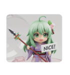 あなたを守る槍みなみちゃん（個別スタンプ：6）