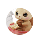 ナッツを食べるリスちゃん（個別スタンプ：2）