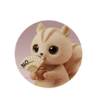 ナッツを食べるリスちゃん（個別スタンプ：6）