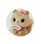 もふもふリスカプセルトイ（個別スタンプ：2）