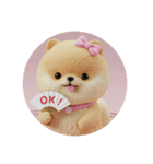 もふもふポメラニアンカプセルトイ（個別スタンプ：2）
