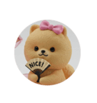 もふもふポメラニアンカプセルトイ（個別スタンプ：4）