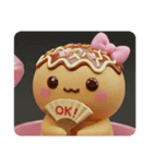 たこ焼きちゃんカプセルトイ(四角型)（個別スタンプ：1）