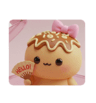 たこ焼きちゃんカプセルトイ(四角型)（個別スタンプ：6）