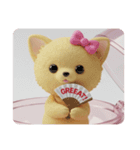 もふもふチワワカプセルトイ（個別スタンプ：2）