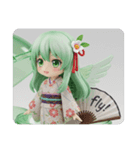 夏もがんばる精霊みなみちゃんカプセルトイ（個別スタンプ：2）