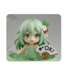 夏もがんばる精霊みなみちゃんカプセルトイ（個別スタンプ：5）