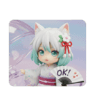 夏もがんばる精霊みなみちゃんカプセルトイ（個別スタンプ：6）