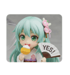 夏もがんばる精霊みなみちゃんカプセルトイ（個別スタンプ：8）