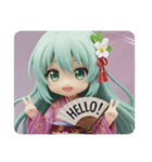 何気ない日常の中の精霊みなみちゃん（個別スタンプ：1）