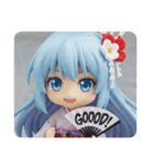 扇子で気持ちを伝える精霊みなみちゃん（個別スタンプ：2）