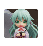 日々の楽しみ精霊みなみちゃん（個別スタンプ：5）