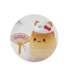 ねこねこプリンちゃんカプセルトイ（個別スタンプ：6）