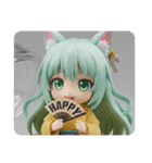 幸せを感じる精霊みなみちゃん（個別スタンプ：3）