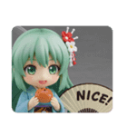 幸せを感じる精霊みなみちゃん（個別スタンプ：7）